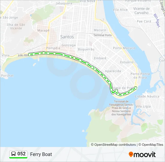 052 Bus Line Map