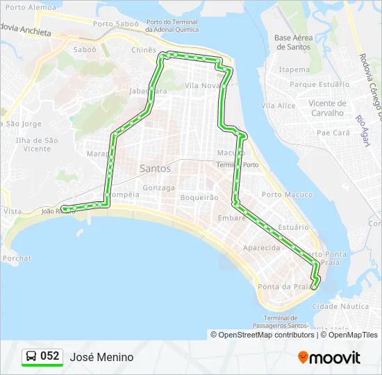 052 Bus Line Map