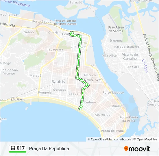 017 Bus Line Map