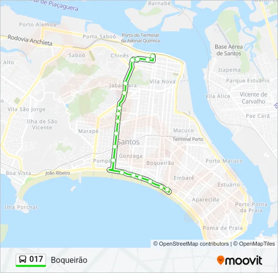 017 Bus Line Map