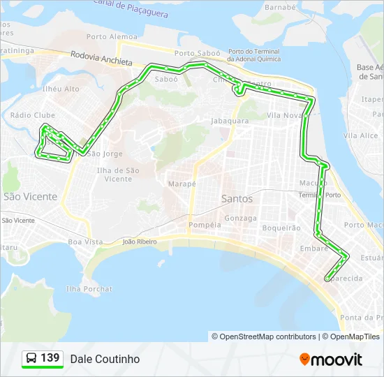 139 Bus Line Map