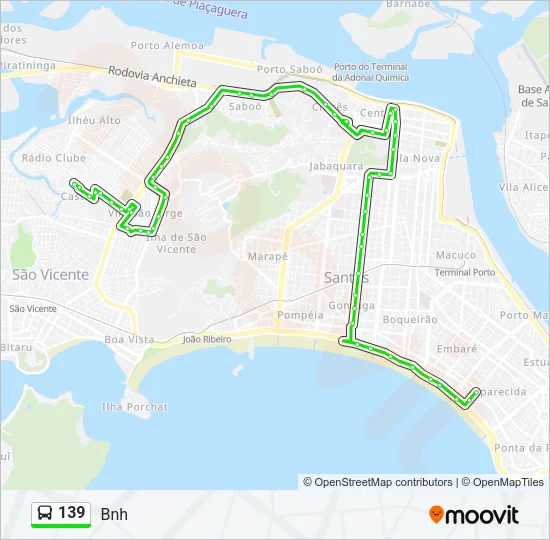 139 Bus Line Map