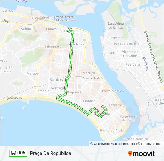 005 Bus Line Map