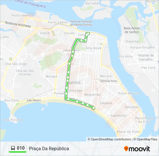 010 Bus Line Map