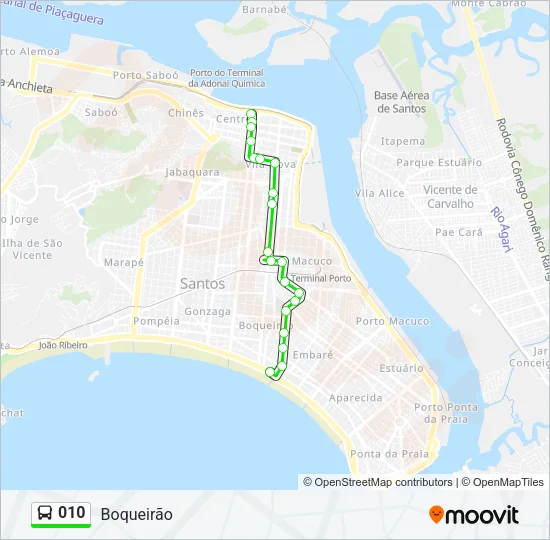 010 Bus Line Map