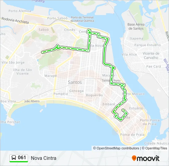 061 Bus Line Map