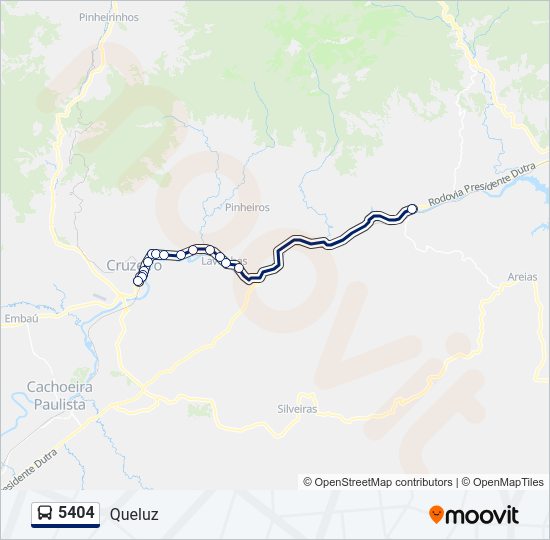 Mapa da linha 5404 de 