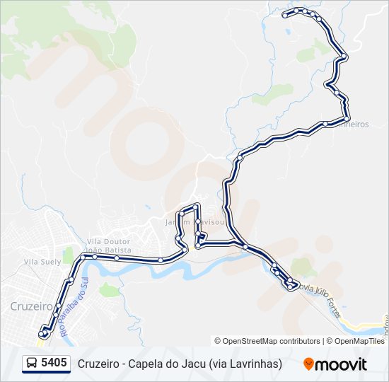 Mapa da linha 5405 de 