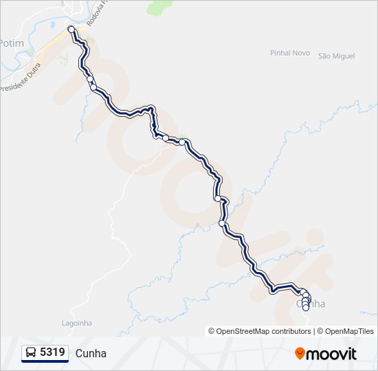 Mapa da linha 5319 de 