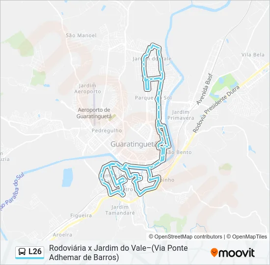 L26 Bus Line Map