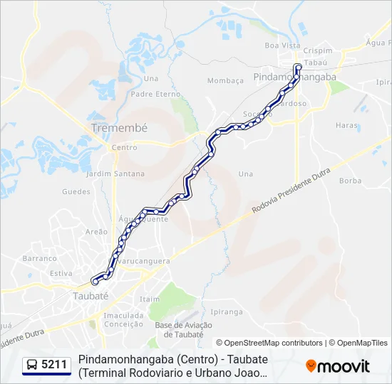 5211 Bus Line Map