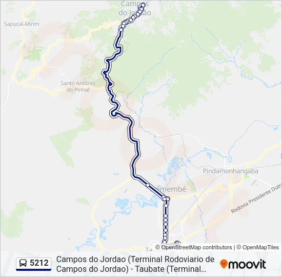 5212 Bus Line Map