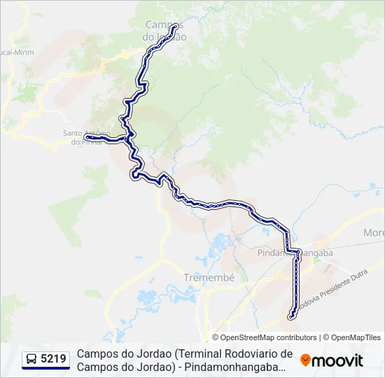 5219 Bus Line Map