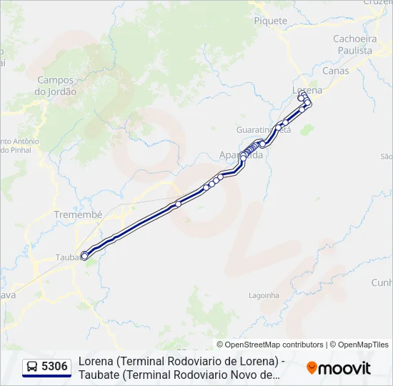 5306 Bus Line Map