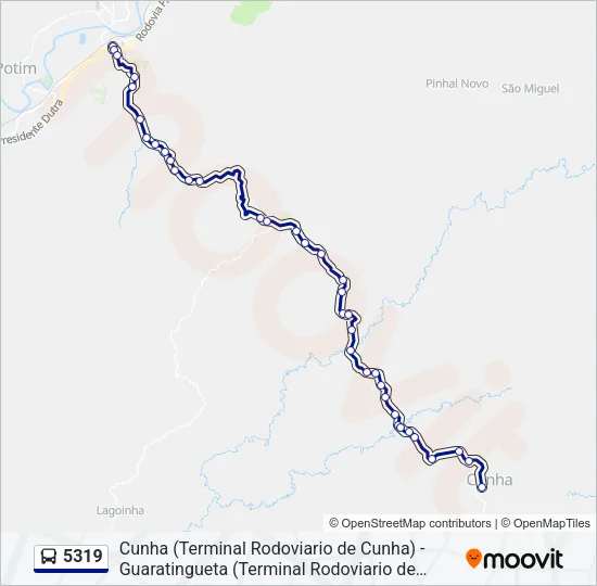 5319 Bus Line Map