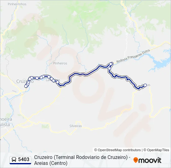5403 Bus Line Map