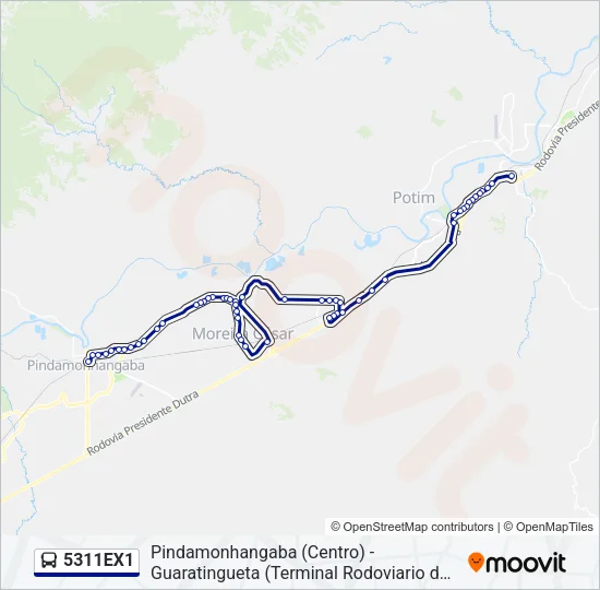 5311EX1 Bus Line Map