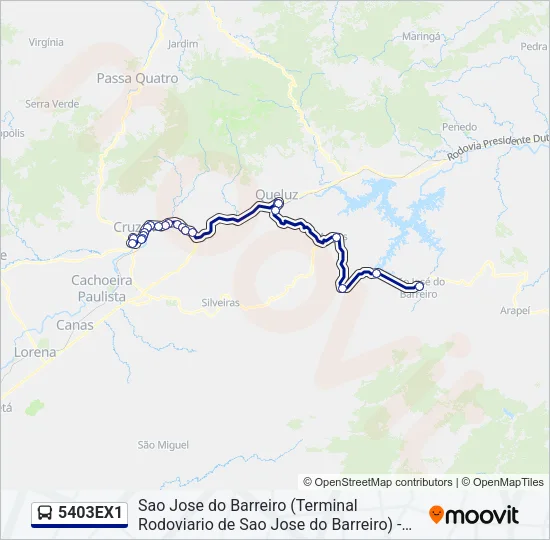 5403EX1 Bus Line Map