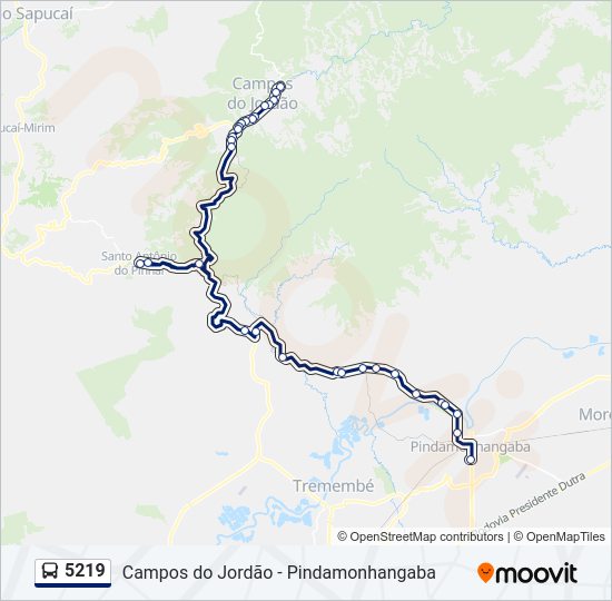 Mapa da linha 5219 de 
