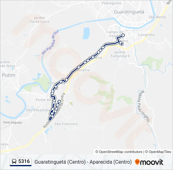 5316  Line Map