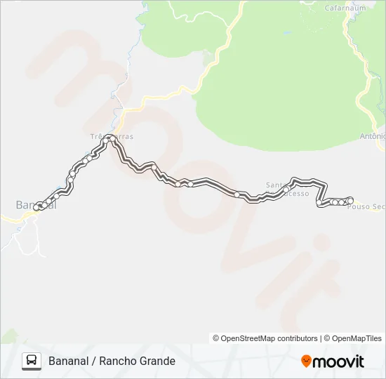 BANANAL / RANCHO GRANDE Bus Line Map