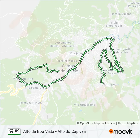 09 Bus Line Map