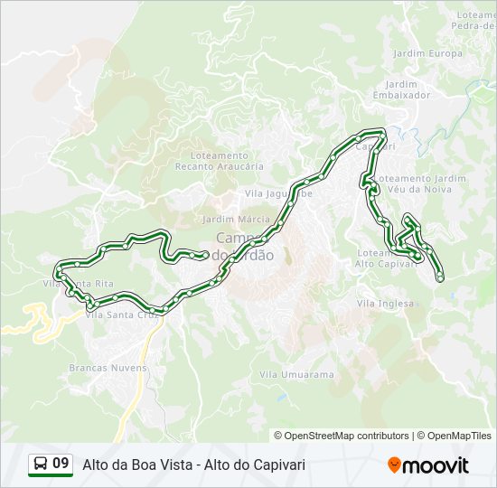 09 Bus Line Map