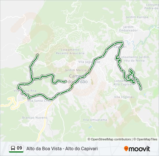 09 Bus Line Map