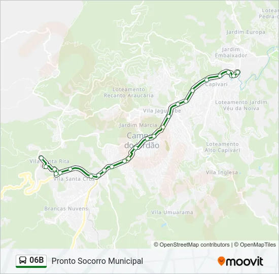 06B Bus Line Map