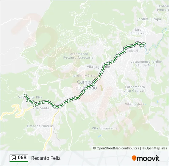 06B Bus Line Map
