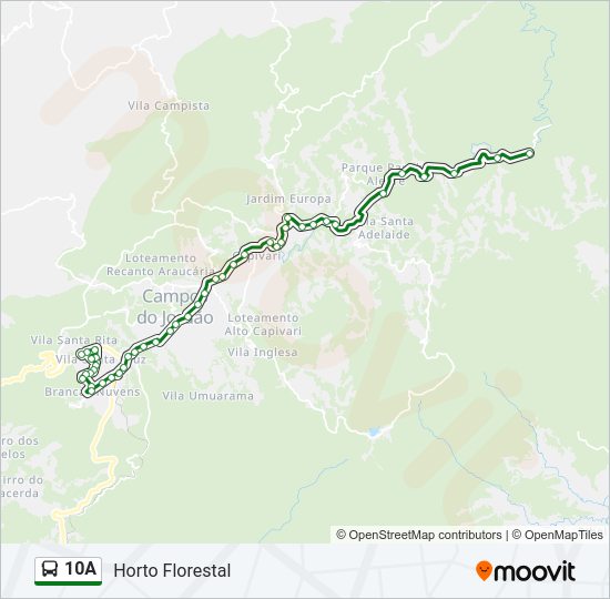 10A Bus Line Map
