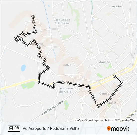08 Bus Line Map