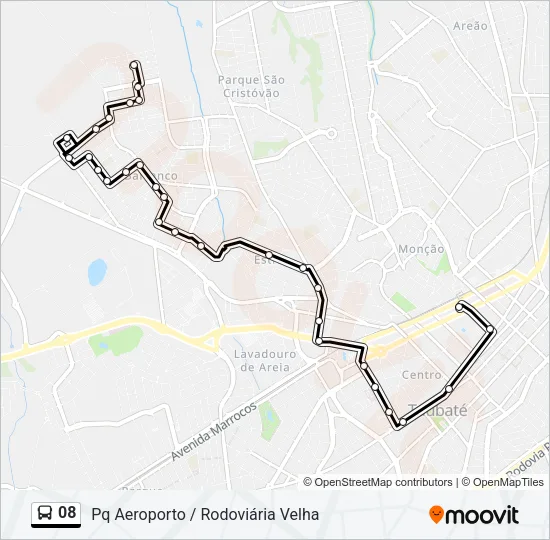 08 Bus Line Map