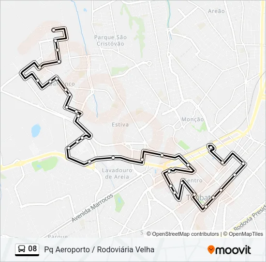 08 Bus Line Map
