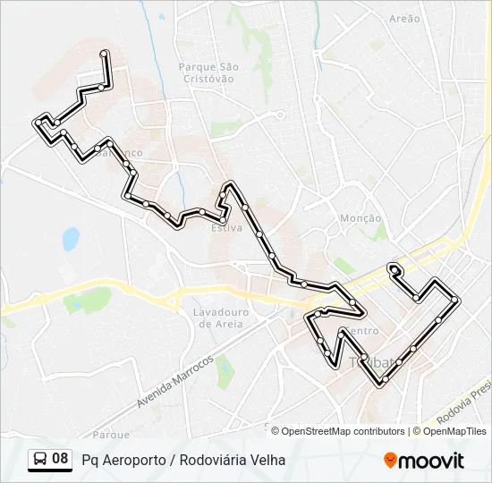 08 Bus Line Map