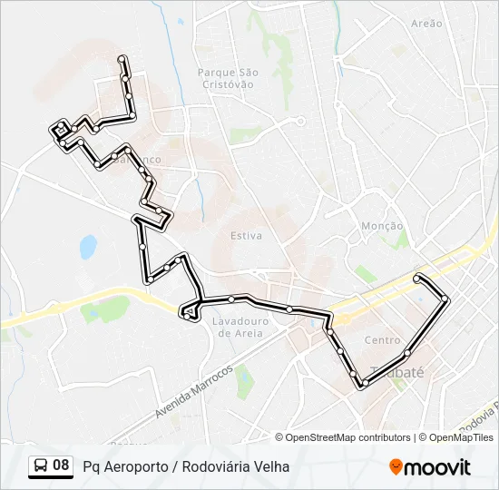 08 Bus Line Map