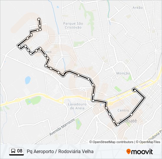 Rota da linha 012504: horários, paradas e mapas - Terminhal Da França X  Parque Costa Azul (Atualizado)