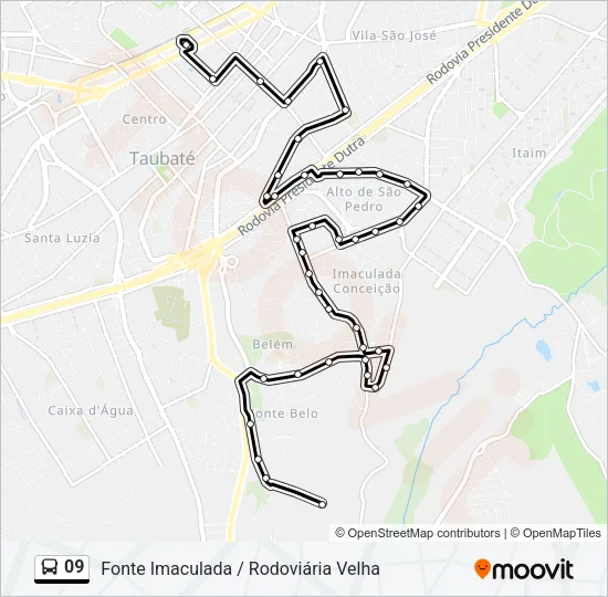 09 Bus Line Map