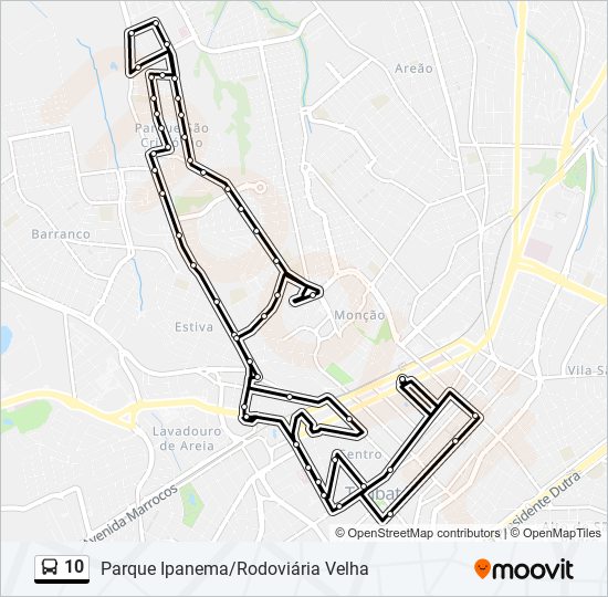 10 bus Line Map