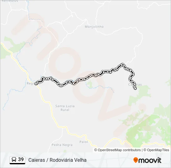 39 Bus Line Map