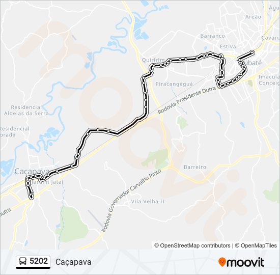 5202 bus Line Map