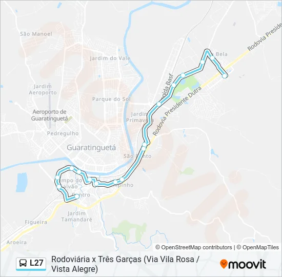L27 Bus Line Map