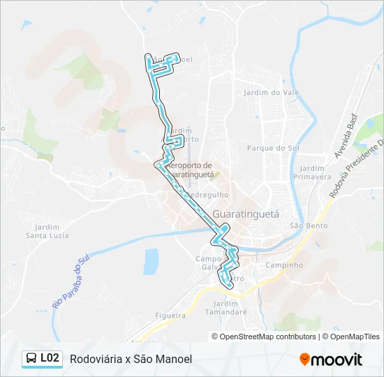 L02 Bus Line Map