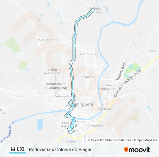 L32 Bus Line Map