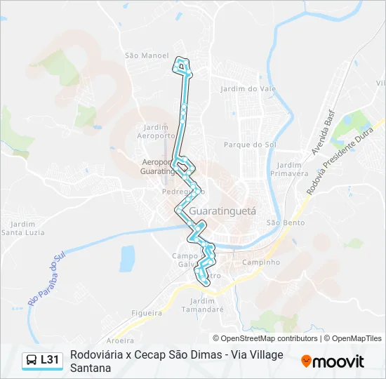 L31 Bus Line Map