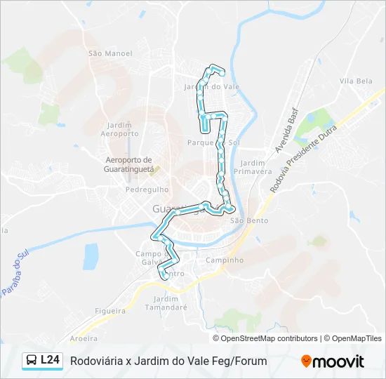 L24 Bus Line Map