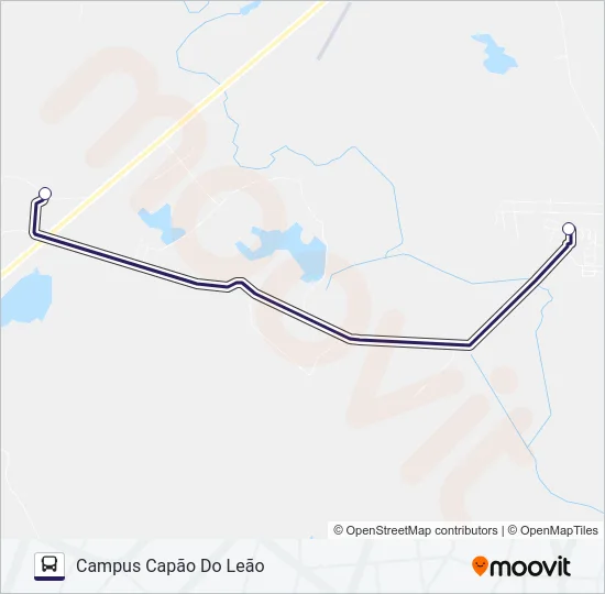 UFPEL PALMA Bus Line Map