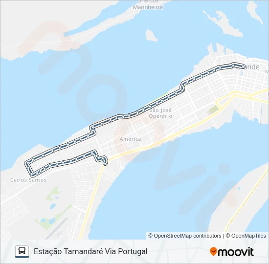025 BOSQUE - BUARQUE / PORTUGAL  Line Map