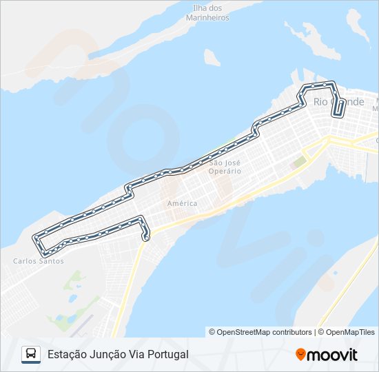 Mapa de 026 BOSQUE - PORTUGAL / BUARQUE de autobús