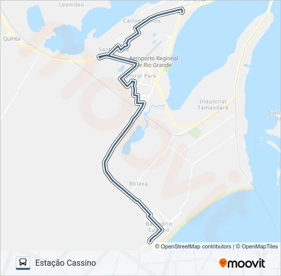 008 CASSINO / JUNÇÃO  Line Map